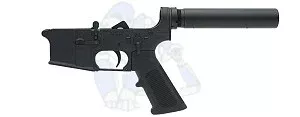 Gorilla Machining – AR-15 – M4 Pistol Complete Lower Receiver – w/A2 Grip – BLACK