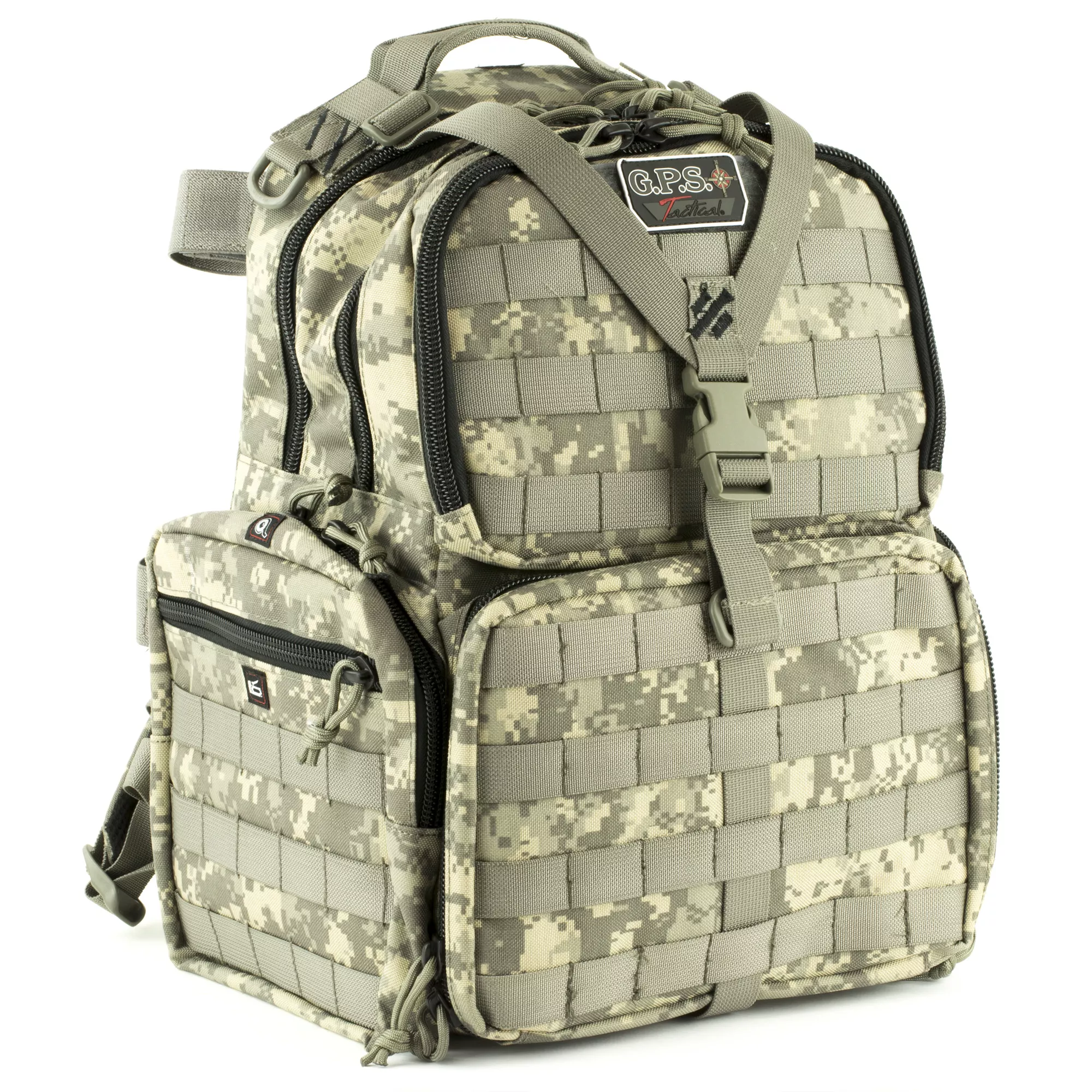 GPS Bags T1612BPD Tactical Range Fall Digital 1000D Nylon 3 Handguns