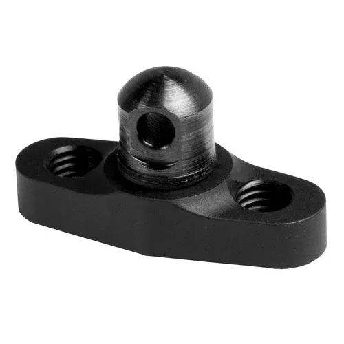 Grovtec US Inc GTSW111 Flanged Stud Mount KeyModBlack Anodized 6061 Aluminum