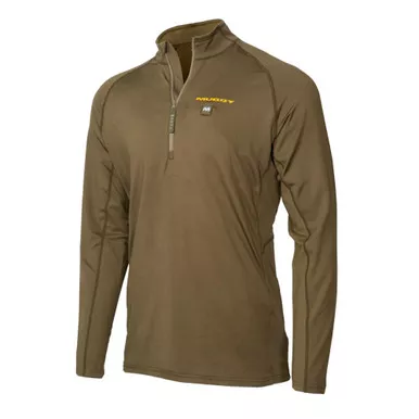 Gsm Muddy Nucleus Heated Quarter-Zip Shirt Brown Clay M