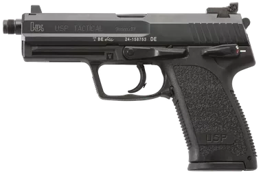 H&K USP Tactical V1 Full Size 9mm Pistol w/ Threaded Barrel, & 2 15rd Mags