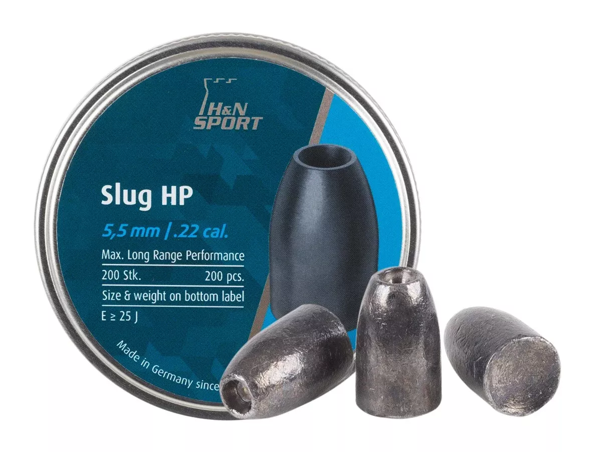 H&N Slug HP, .217 Cal., 30 Grains, Hollowpoint, 200ct - Caliber 0.22