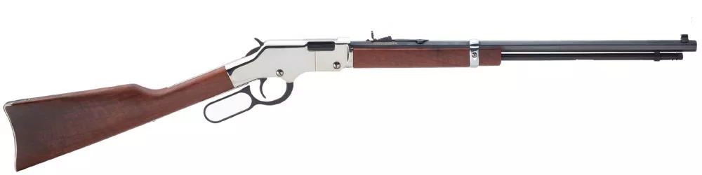Henry H004SV Silver Boy .17 HMR Lever .17 HMR 20″ 12+1 A