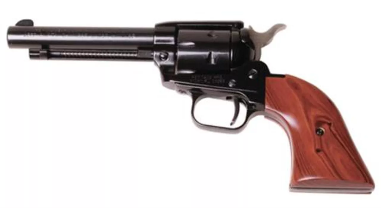 Heritage Rough Rider 22LR/22 WMR Combo, 4.75″ Barrel, Blue Finish, 6rd