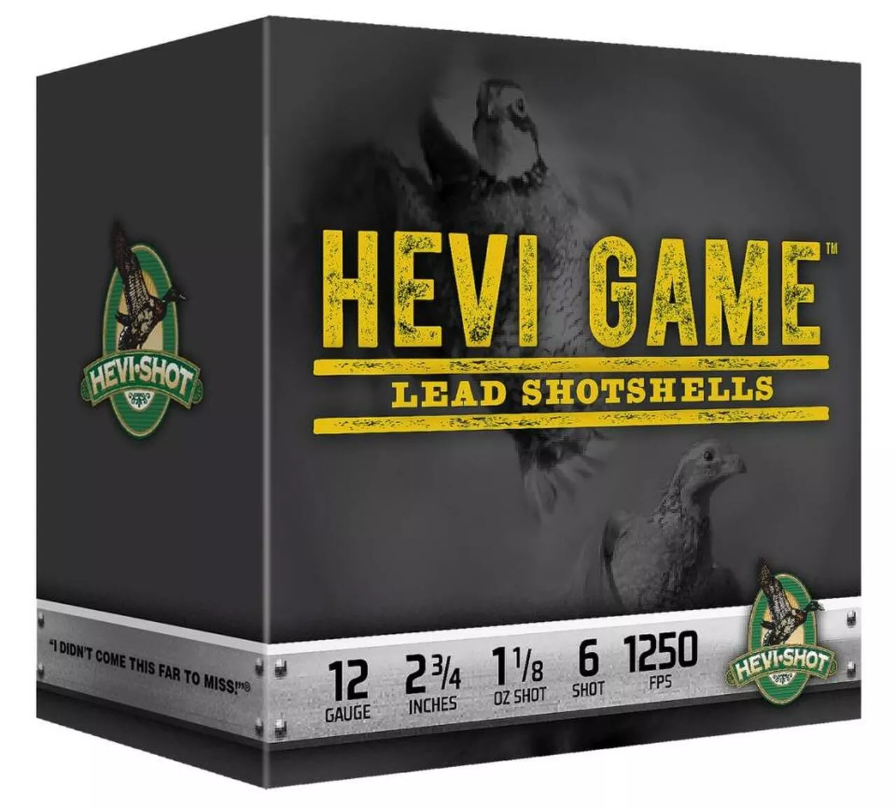 HEVI-Shot Hevi Game 12 Ga, 2.75″, 1-1/8oz, 6 Shot, 25rd/Box