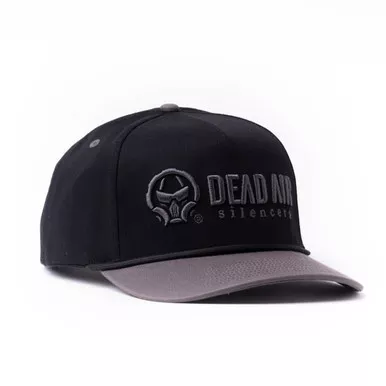 High-Crown 5-Panel Charcoal Rope Hat
