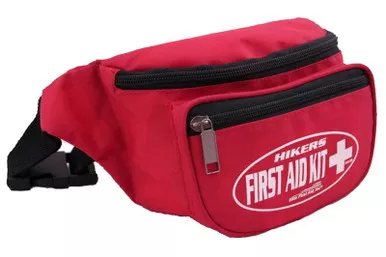 Hikers First Aid Kit Red
