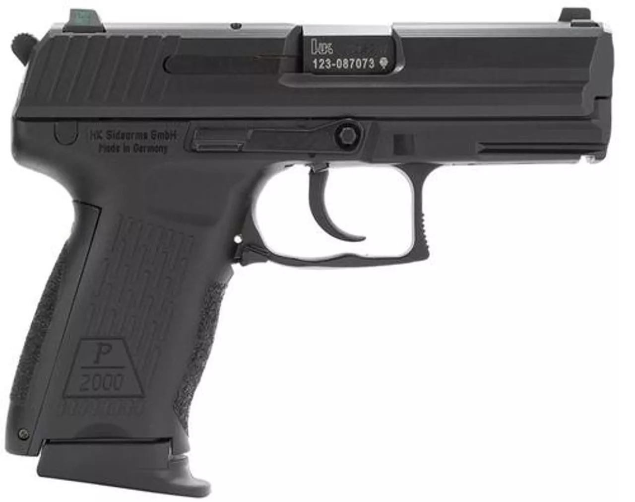 HK P2000 (V2) LEM DAO, three 12rd magazines and night sights