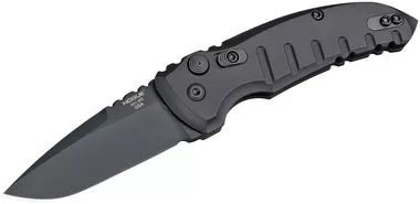 Hogue 24116 A01-Microswitch Automatic Knife 2.75" Drop Point Plain Edge