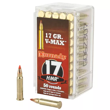 Hornady 83170 Varmint Express 17 HMR 17gr V-Max - 50 Rounds