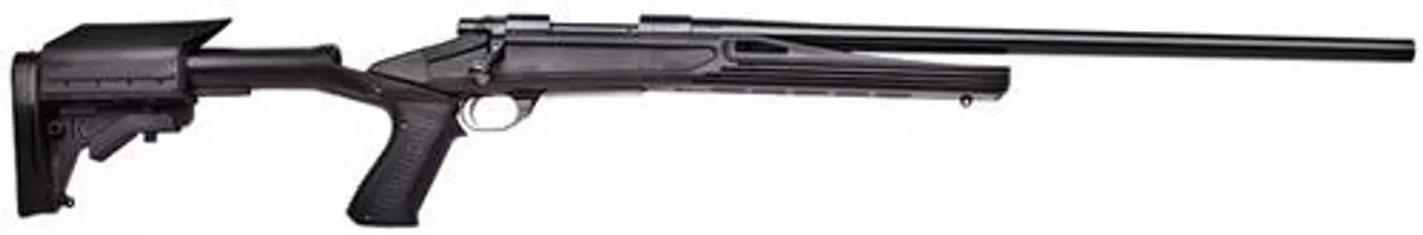 Howa Axiom Varminter Bolt 204 Ruger 24″ HB Black Adjustable Poly Stock Blued