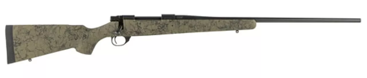 Howa HS Precision 6.5 Creedmoor, 22″ Barrel, Synthetic Green, Black HS Precision Web Stock, Black, 4rd