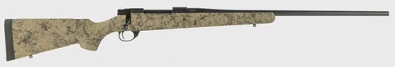 Howa HS Precision Rifle Bolt 7mm Rem Mag 24″ Barrel, Synthetic HS Precision Tan, Black Web Stock Black, 3rd