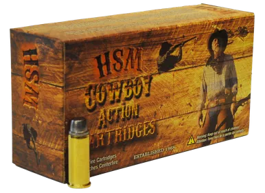 HSM Cowboy Action 45 Colt Ammunition 250 Grain RNFP 50 Count