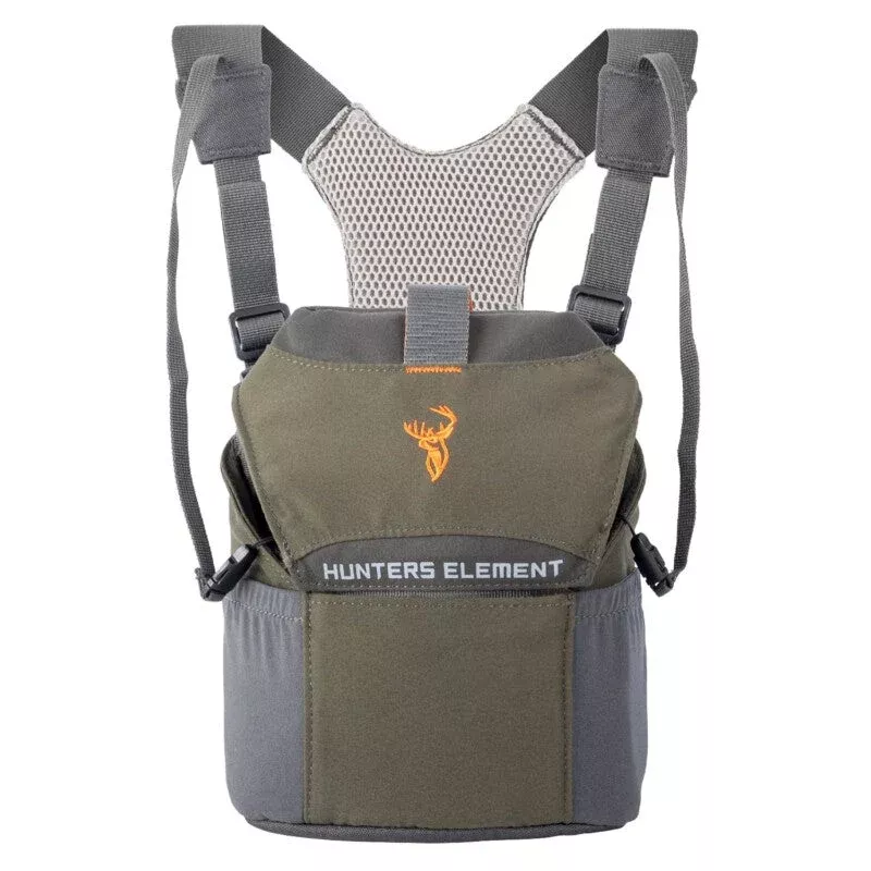 HUNTERS ELEMENT BINO DEFENDER HARNESS FOREST GREEN MAGNUM