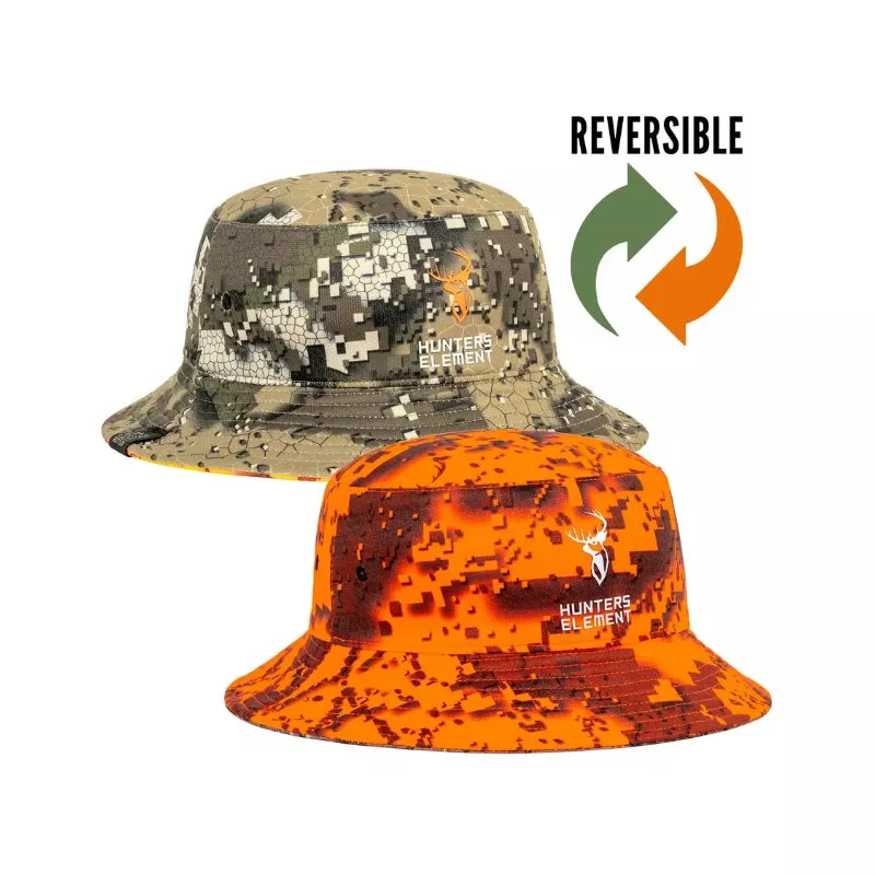 HUNTERS ELEMENT SHIFT BUCKET HAT FIRE /VEIL XL
