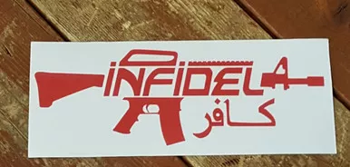 Infidel Vinyl Sticker Decal
