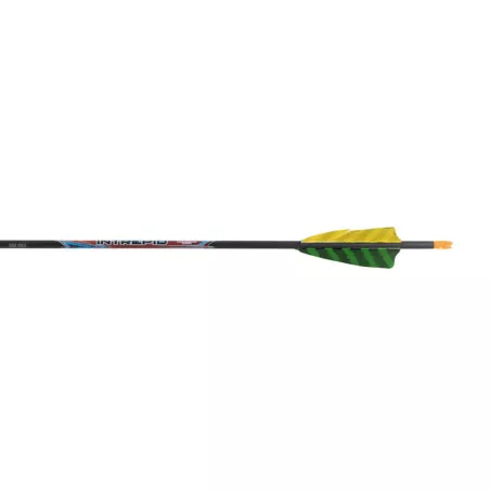 Intrepid assembled arrow with Black Eagle feathers