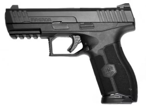 IWI US, Inc. Masada 9mm 4″ Black Optic Ready 17+1
