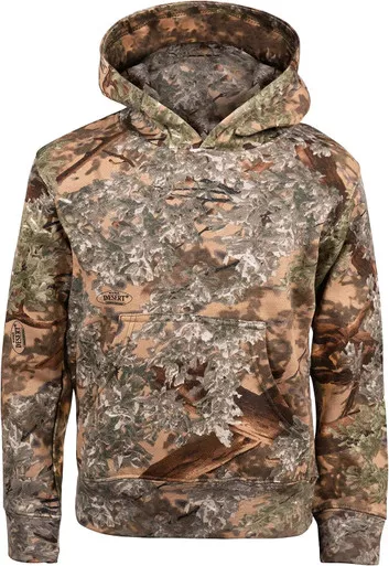 King's Camo Kids Classic Camo Pullover Hoodie Desert Shadow Medium