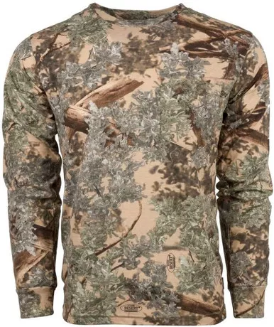 King's Camo Men's Standard Classic Long Sleeve Tee Desert Shadow Large