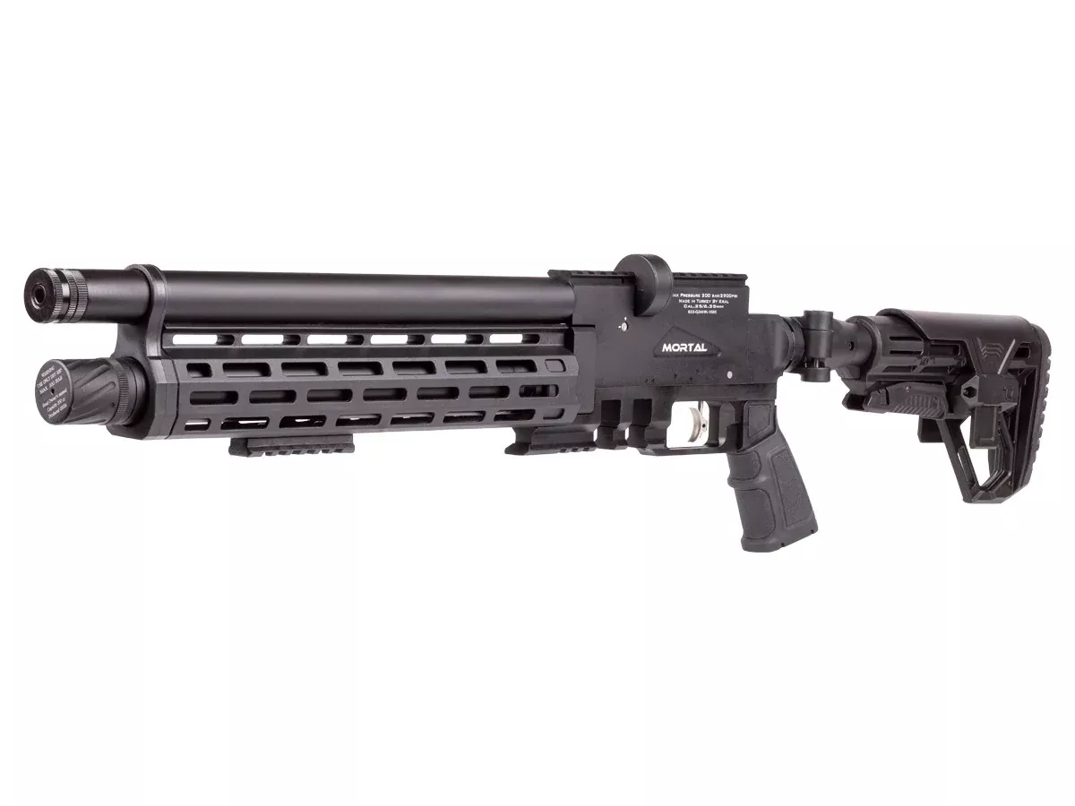 Kral Arms Puncher Mortal PCP Air Rifle, .25 Caliber, Black - Caliber 0.25 - FPS 750