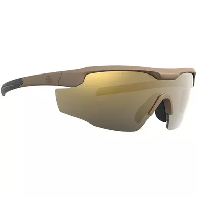 Leupold Sentinel Shooting Glasses Matte Tan Frame/Bronze Mirror Lens