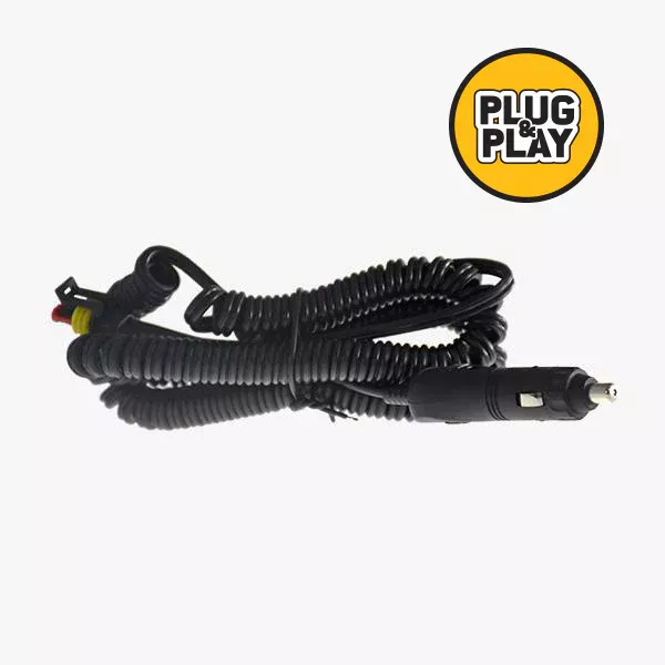 LIGHTFORCE CIG LEAD 4.3M COIL CORD AMP