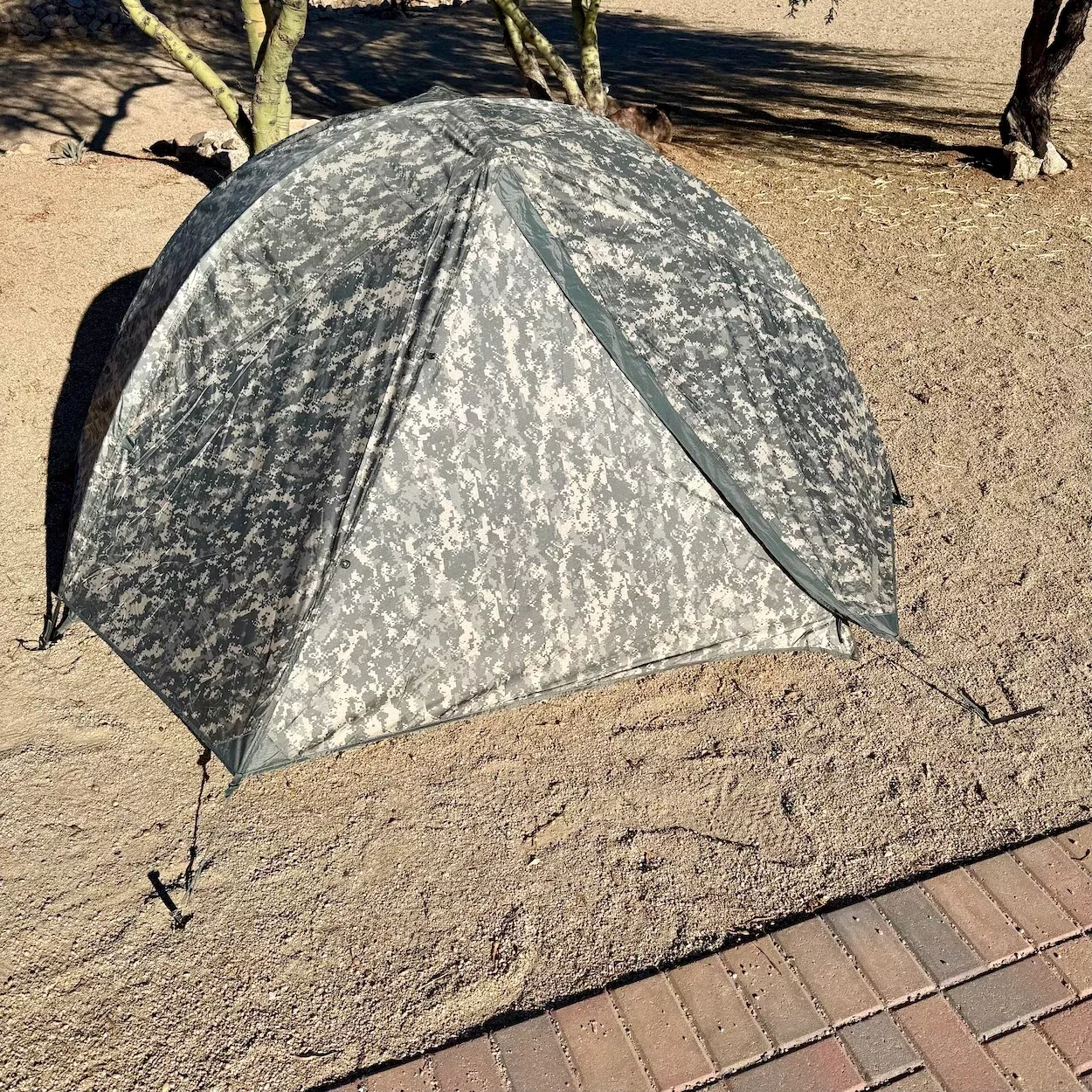 LiteFighter Tent US Army ACU Camouflage Combat One Person Tent