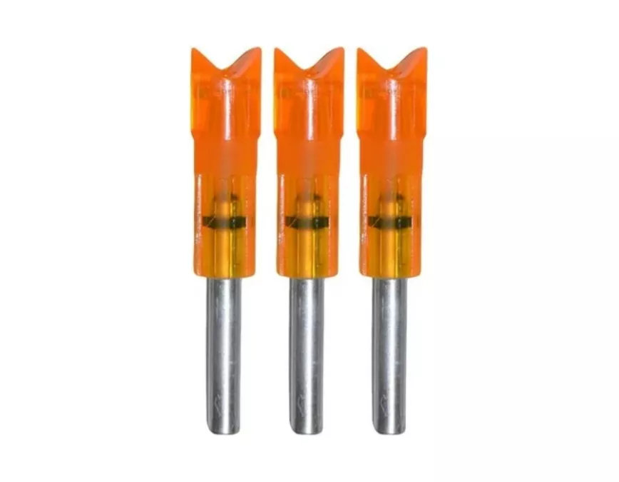 Luminok Goldtip HD Orange Cresent Bolt End 3-Pack