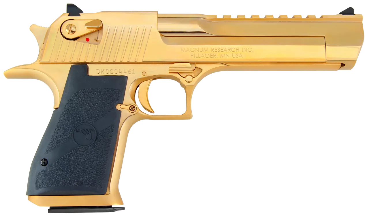 Magnum Research Desert Eagle 44 Magnum 24K Gold