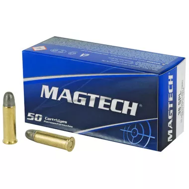 Magtech .38 Special 158 Grain Lead Round Nose Ammunition - 50 Rounds