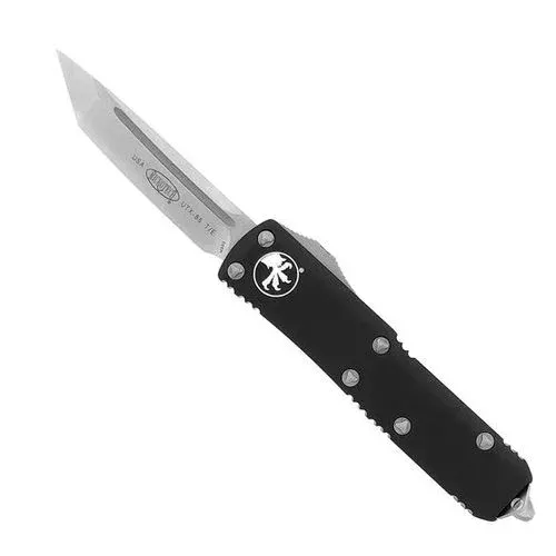 Microtech UTX-85 T/E Tanto Stonewash Standard Black