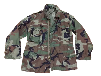 Military Issue M65 Woodland Field Jacket Used Good