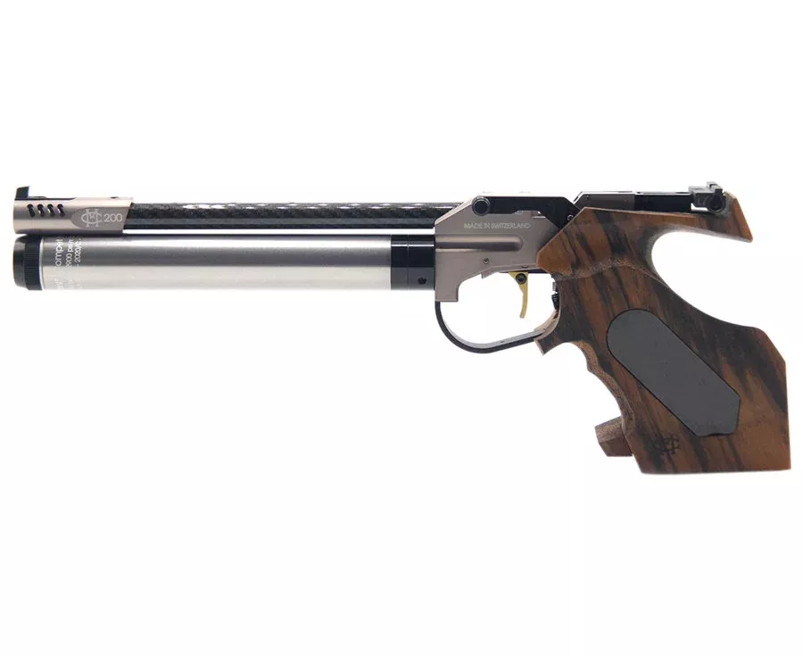 Morini CM200EI Air Pistol Ticino Red, X Large, Right Hand - Caliber 0.177 - FPS 492
