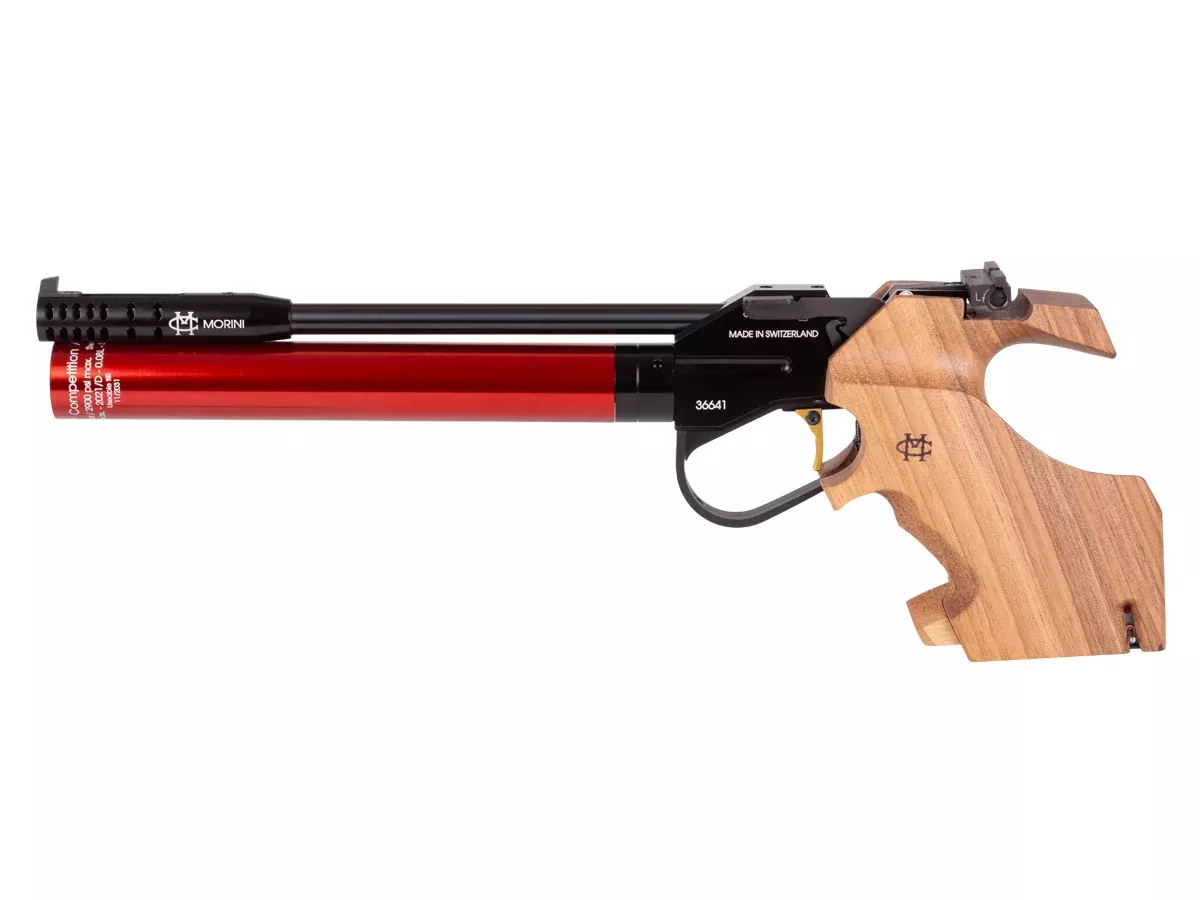 Morini MOR-162EI pistol, smallRH grip, electronic trigger, analog pressure gauge - Caliber 0.177 - FPS 500