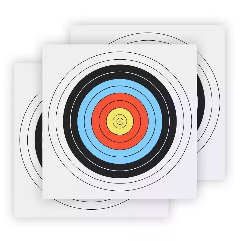 MOSSY OAK ARCHERY TARGET PAPER 10 RING 3 PACK