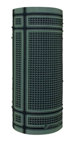 MOTLEY TUBE POLYESTER HOUNDSTOOTH OLIVE