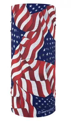 MOTLEY TUBE POLYESTER WAVY AMERICAN FLAG