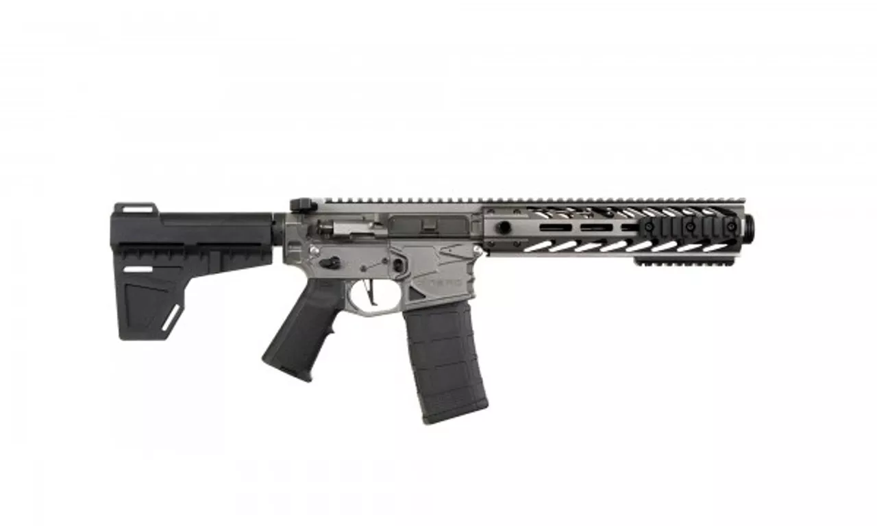 NEMO Arms Battle-Light .300 Blk, 8″ Barrel, KAK Brace, Graphite Grey, 30rd