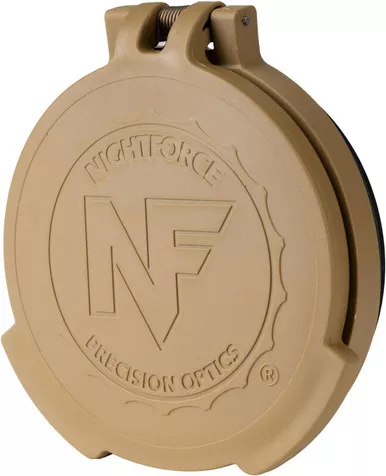 Nightforce Spring-Loaded Flip-Up Rotational Lens Cap For 56mm Dark Earth