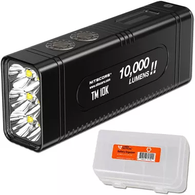 Nitecore TM10K 10,000 Lumen Burst Rechargeable Flashlight