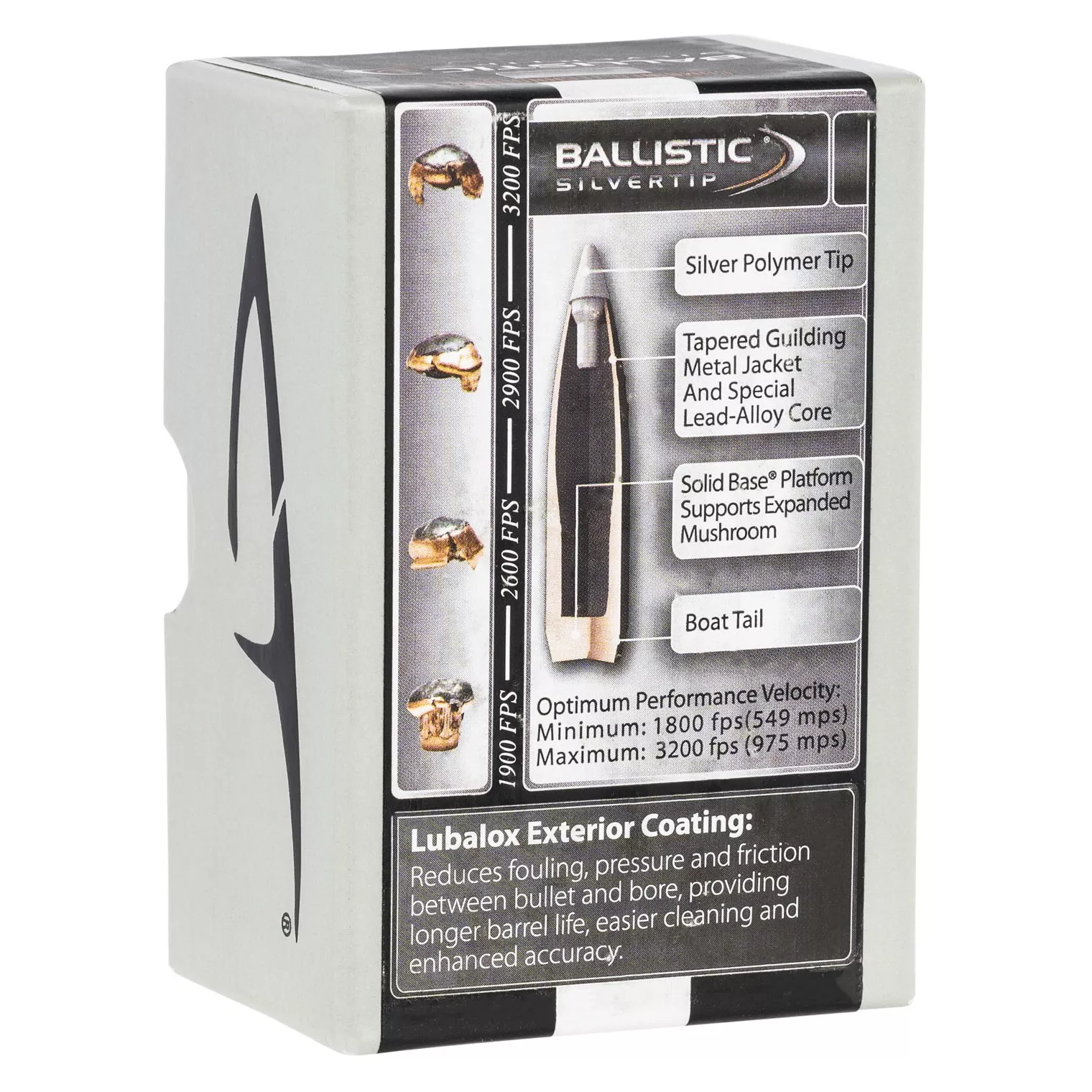 Nosler 51200 Ballistic Silvertip 338Cal 200gr Spitzer Point 50/Box
