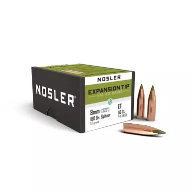 Nosler 8mm .323" 180gr E-Tip 50/Box