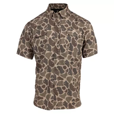 Outdoor Performance Snap Shirt, Duck Camo