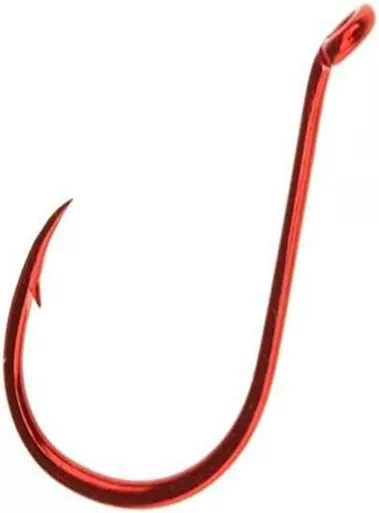 Owner Hooks SSW w/ Super Needle Pt Hook Size 2/0 34Pk Red 5315-123