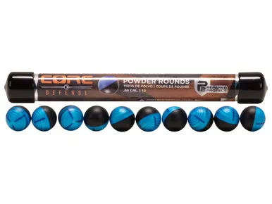 P2P Core Defense Powder Rounds, .68 Cal, 10ct