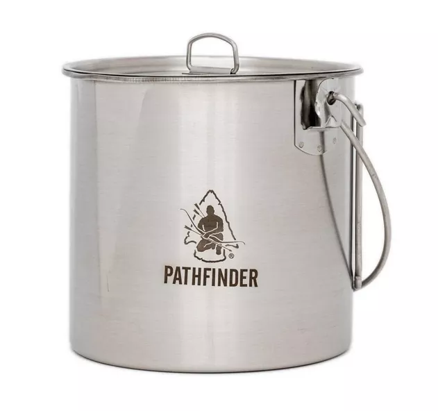 PATHFINDER STAINLESS STEEL BUSH POT 64oz