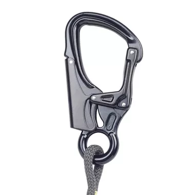 Petzl Eashook Close Eyed Snaphook Carabiner Black