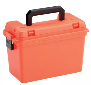 Plano Deep Dry Storage Box with Tray Orange